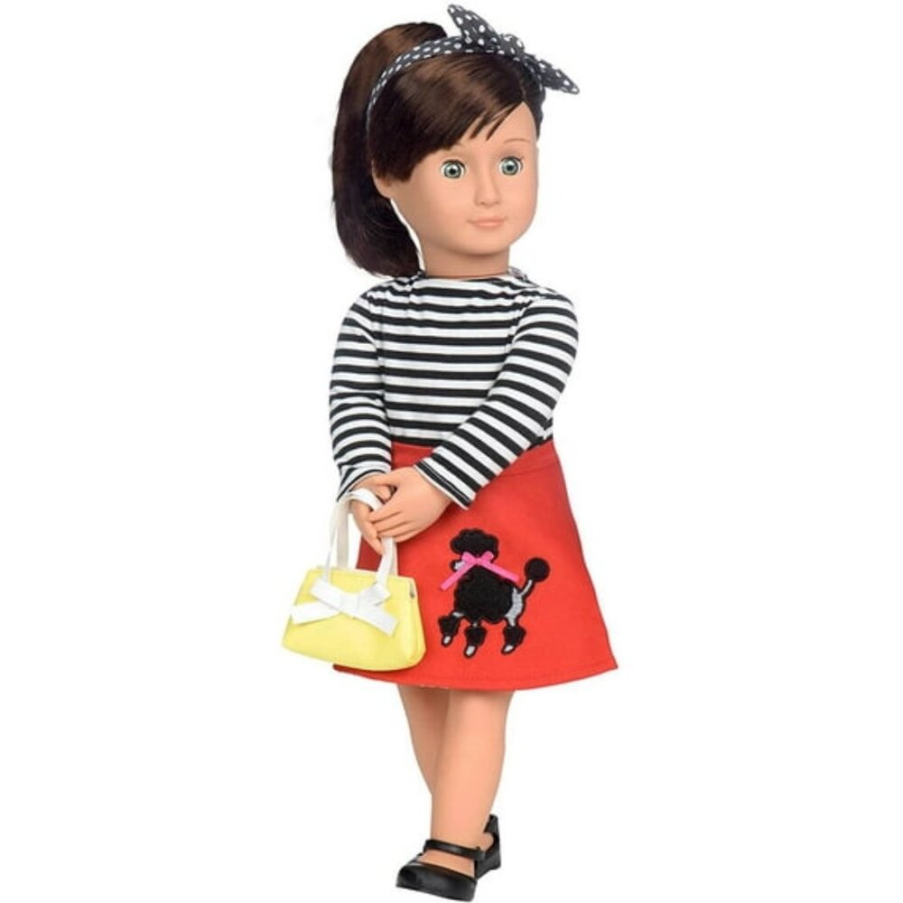 New in Box Our Generation 18" Retro Doll-Peggy Brunette